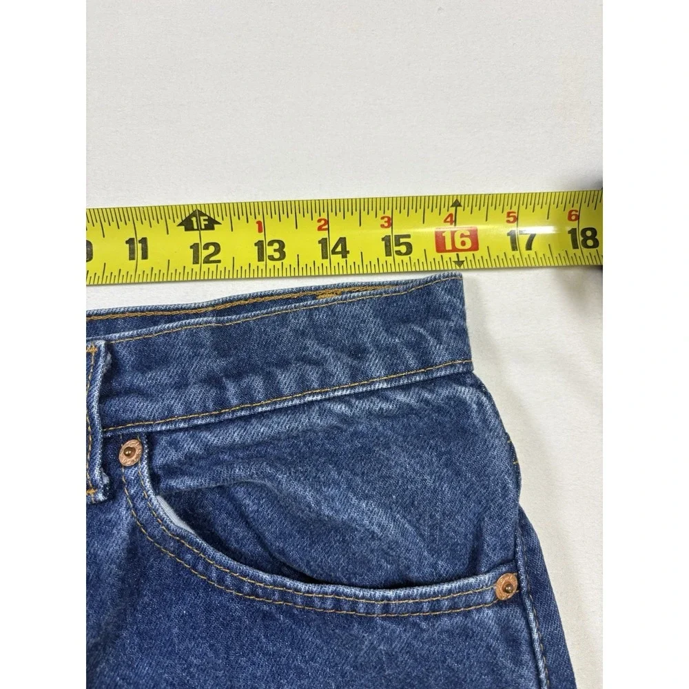 Vintage Levis 550 Made in USA Jeans Mens 33x34 Dark Wash Relaxed Tapered 1992